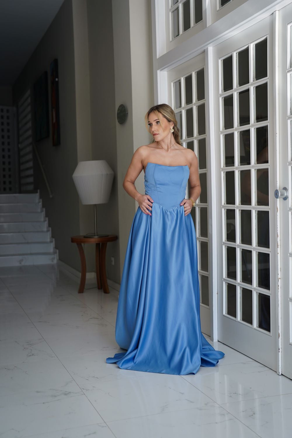 VESTIDO CROSELLET SATIN