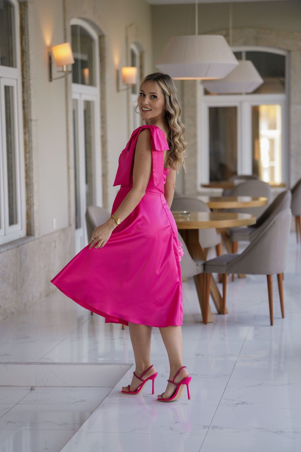 VESTIDO MIDI GODE AURORA