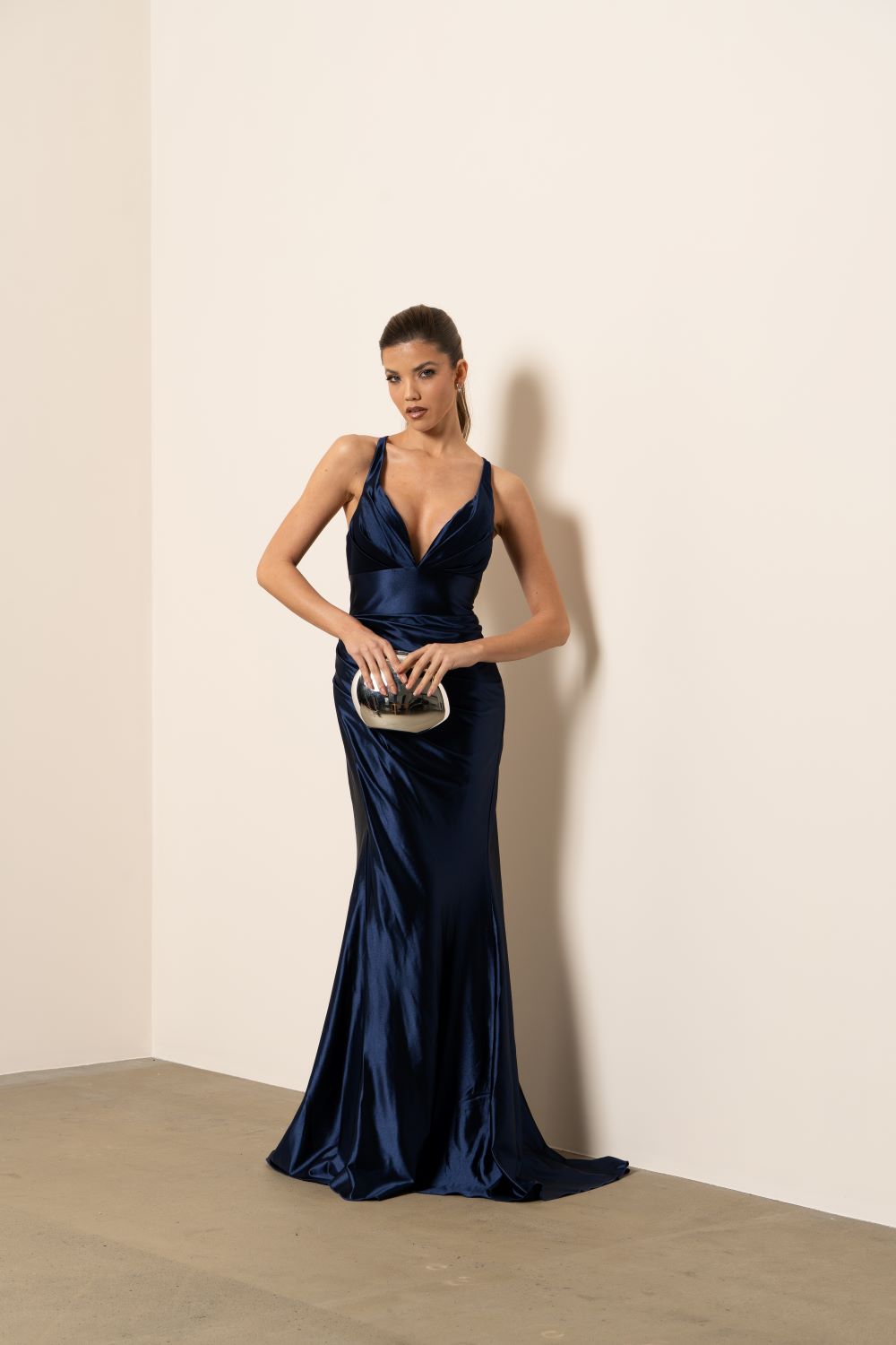 Vestido decote em V