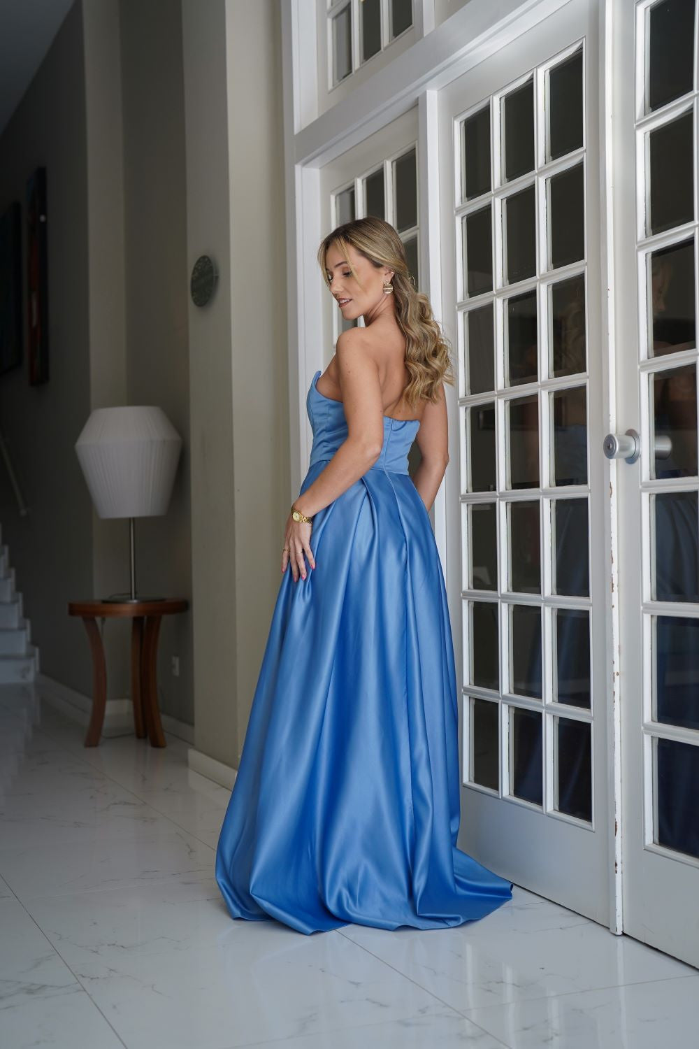 VESTIDO CROSELLET SATIN