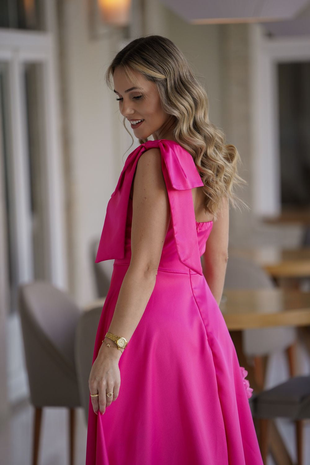 VESTIDO MIDI GODE AURORA