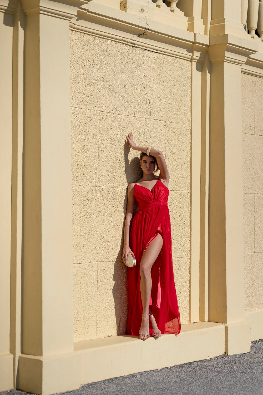 VESTIDO CELESTE